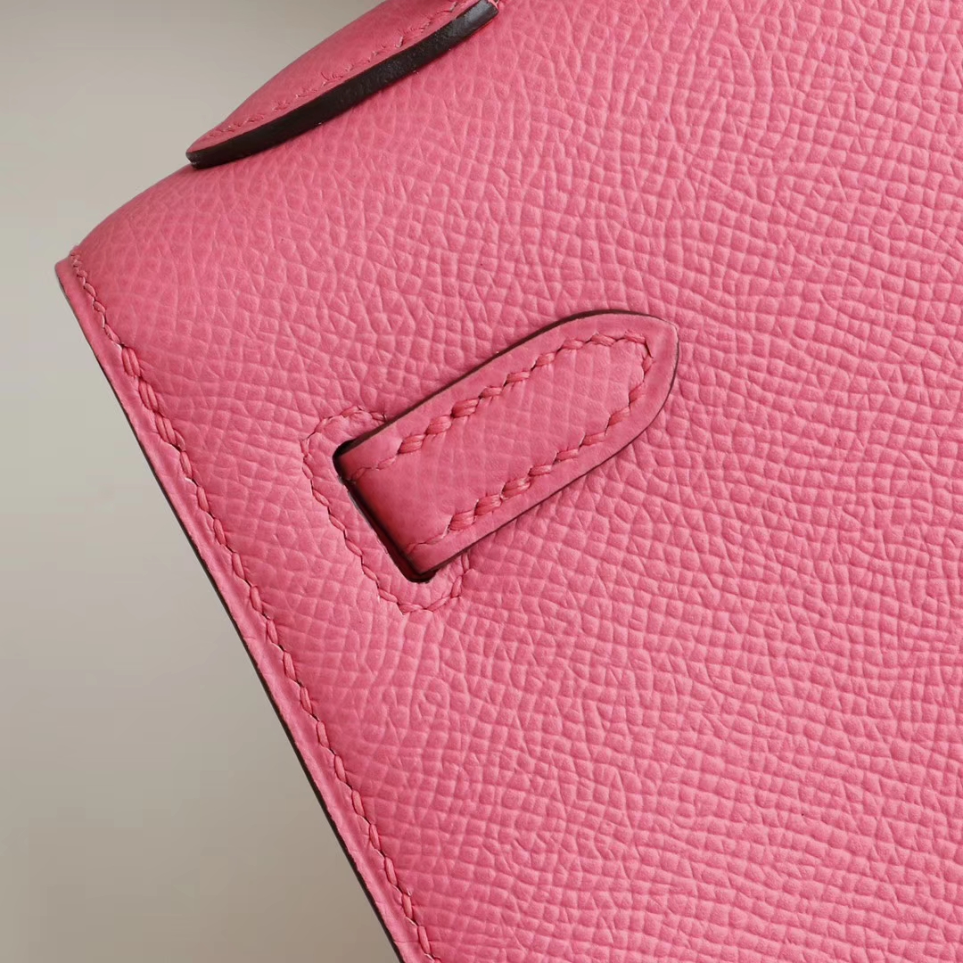 HERMES 8W新唇膏粉 Kelly25cm Epsom 凯莉包 老师傅纯手工制作