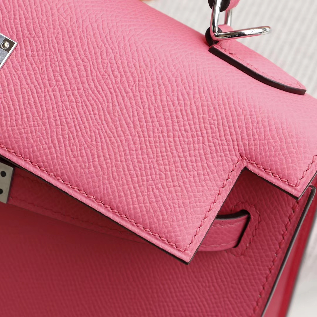 HERMES 8W新唇膏粉 Kelly25cm Epsom 凯莉包 老师傅纯手工制作