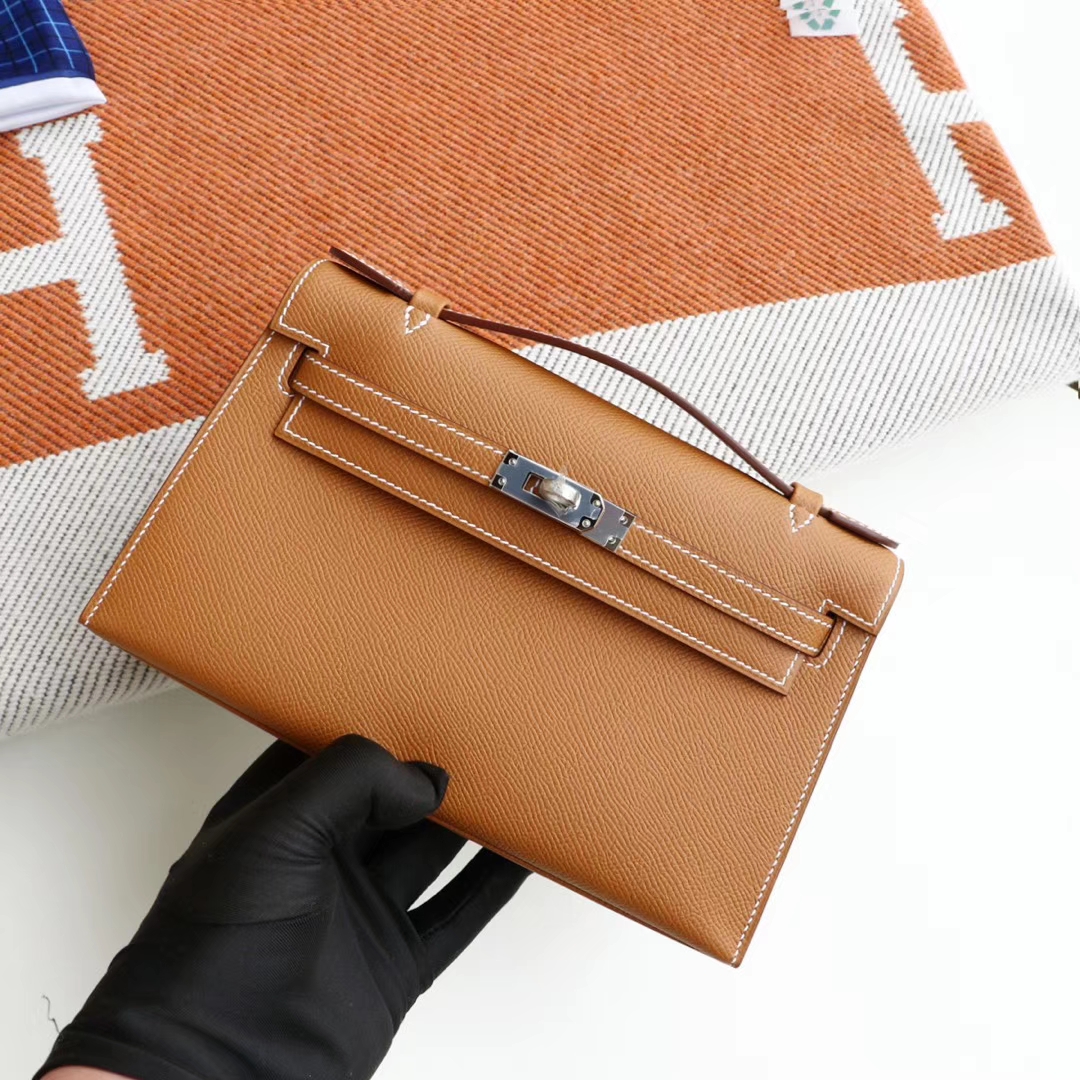 HERMES Garden Party 30CM 花园包 Ck37金棕拼橙帆布