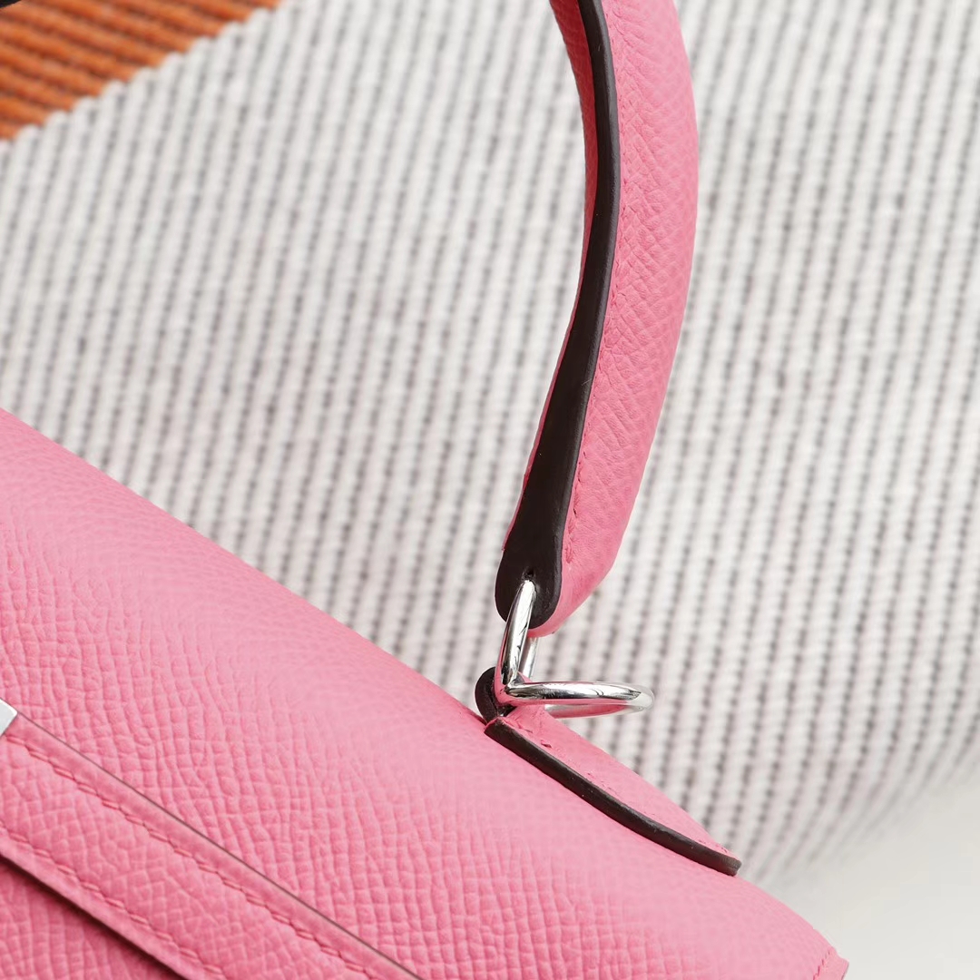 HERMES 8W新唇膏粉 Kelly25cm Epsom 凯莉包 老师傅纯手工制作