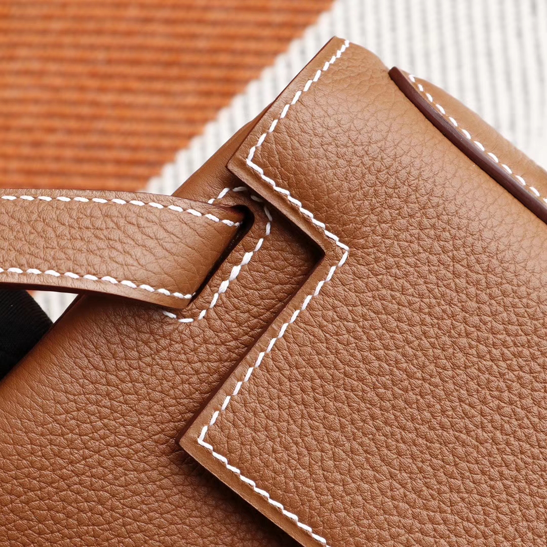 HERMES 超人气百搭款 CK37金棕 凯利包Kelly28CM 原厂Togo皮 金扣 外缝