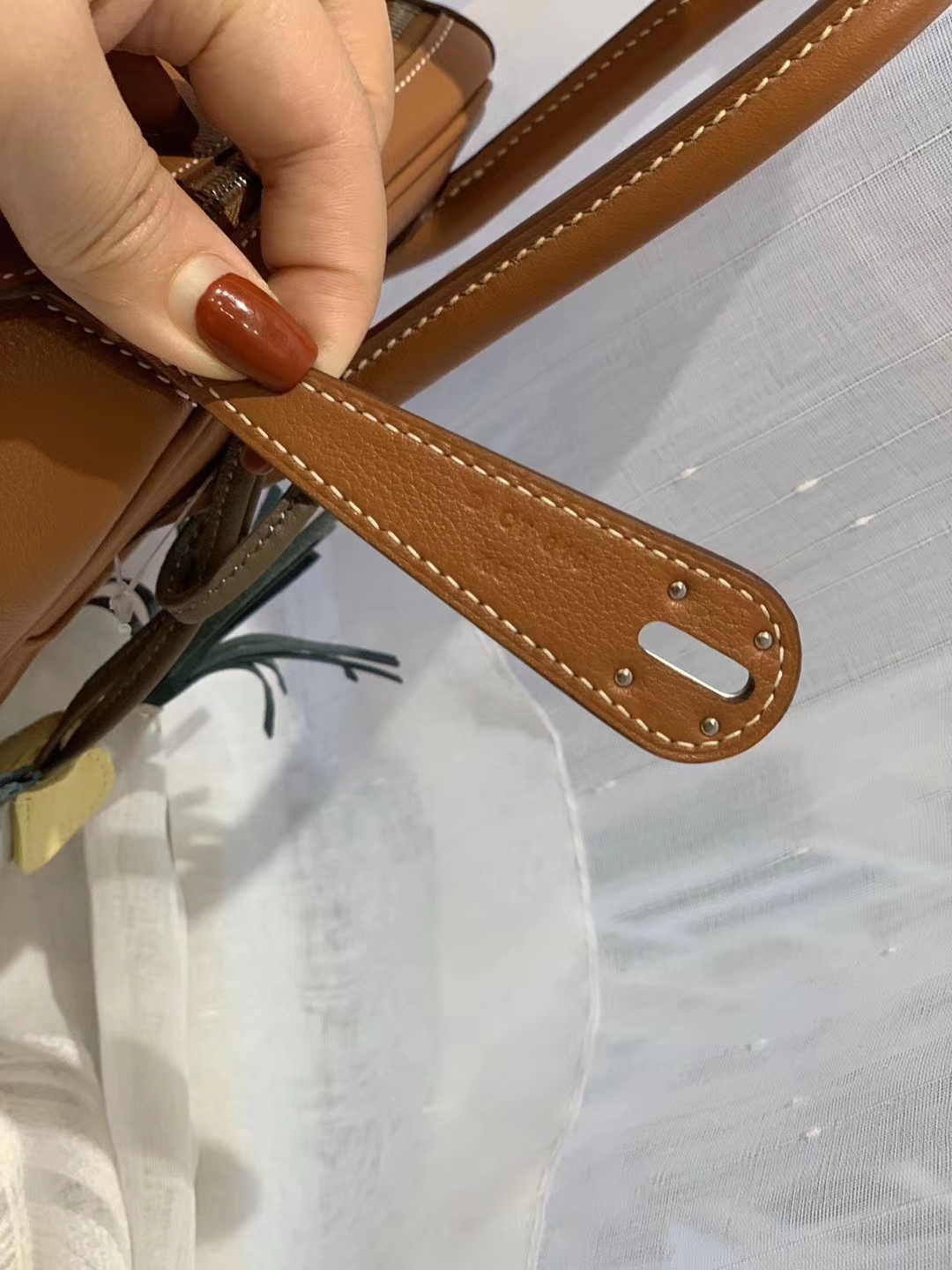lindy 26 进口everlcour 手缝蜡线 37金棕银扣 手感更细腻更柔软！