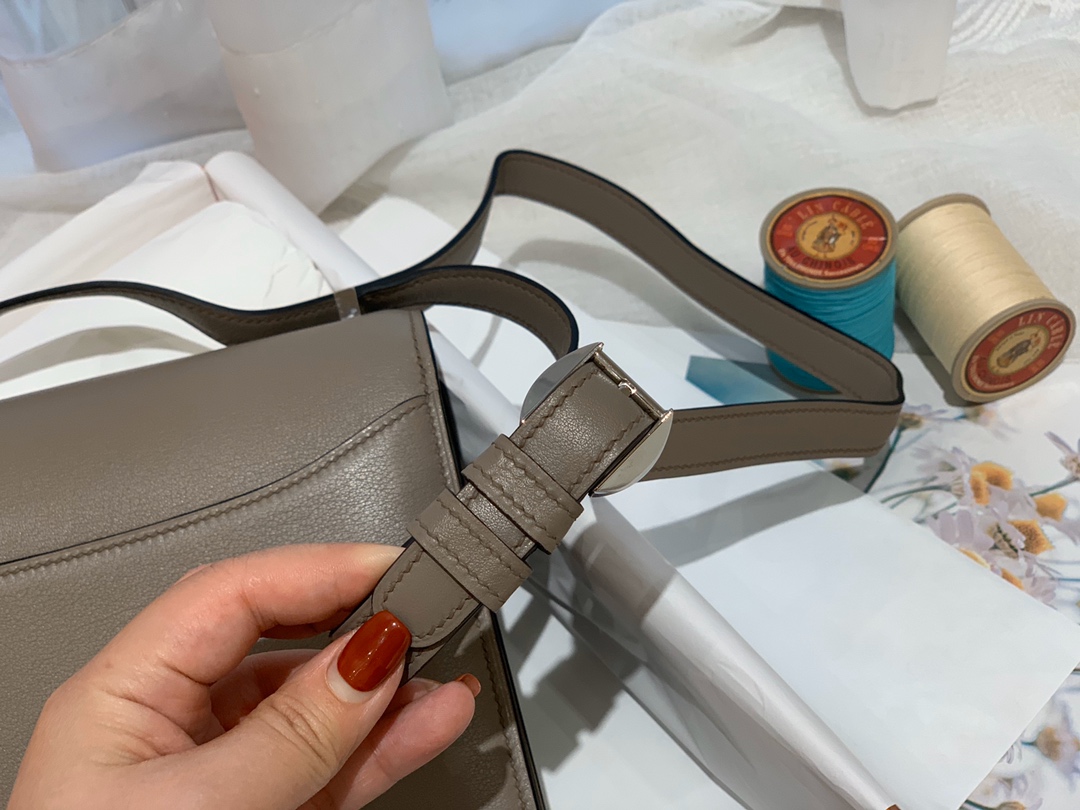 HERMES 走秀新款 2002-20cm swift m8 沥青灰  ZP开版 康康升级版 “爱马仕脸” 