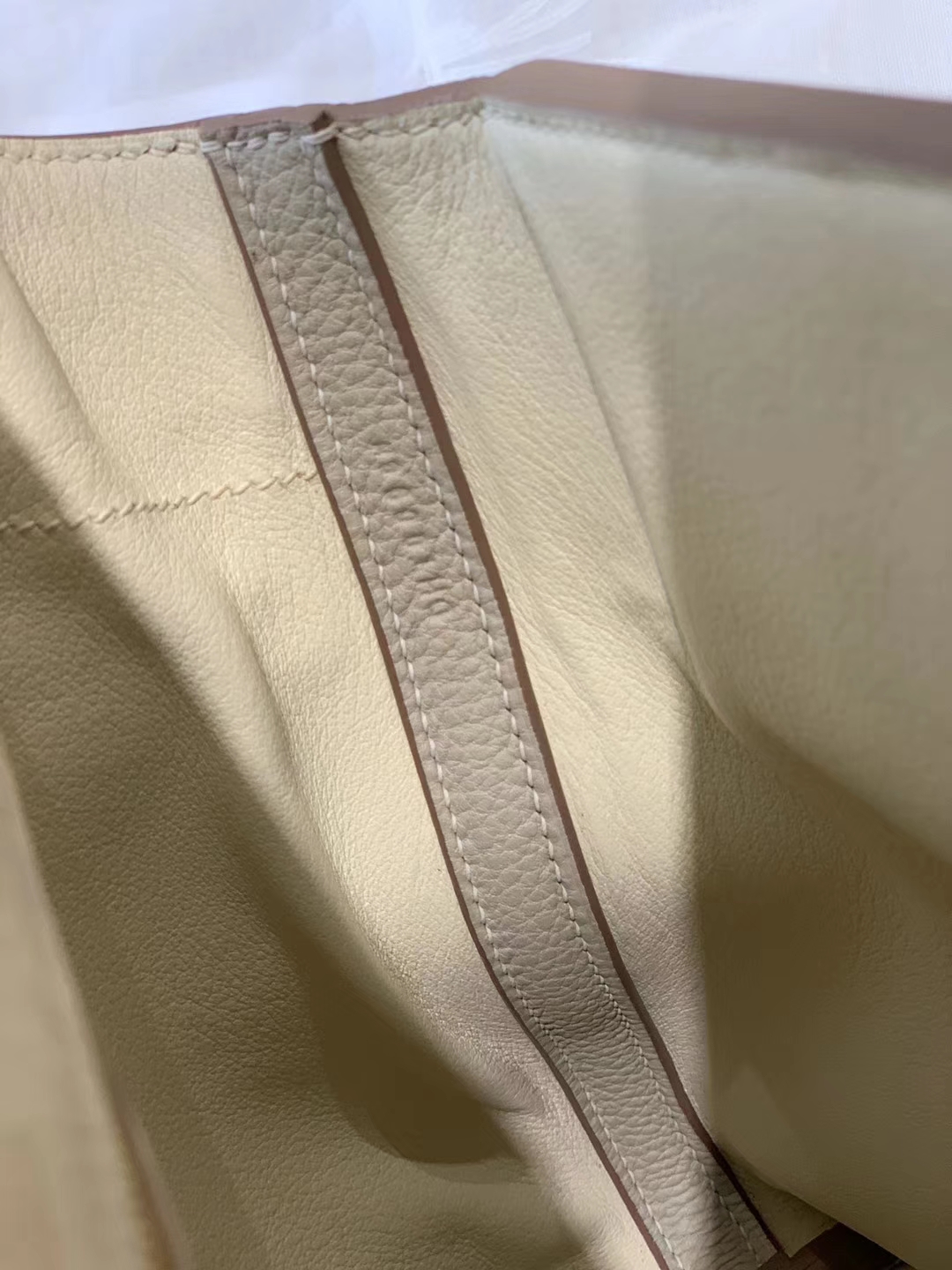 爱马仕 走秀款24/24 铂金跟kelly的结合体 29cm 水泥灰togo/奶昔白swift 金扣 in stock