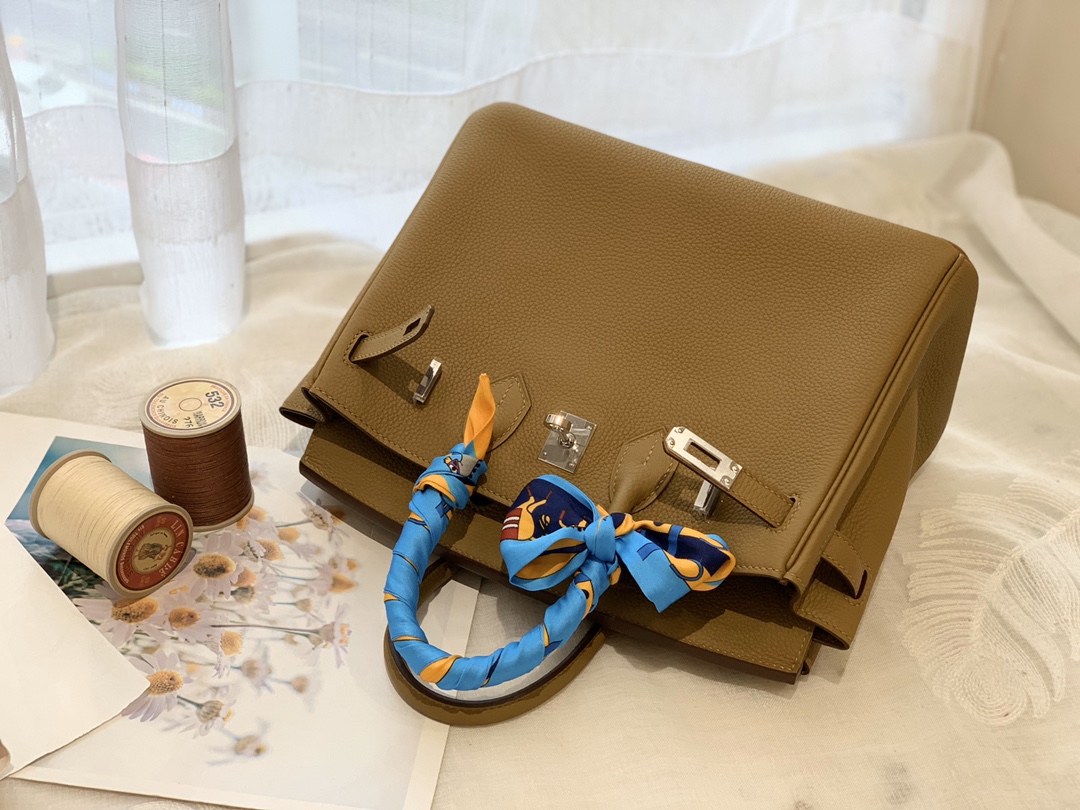 爱马仕女包价格 2020 最新颜色8U 青铜色  25birkin 小牛togo皮