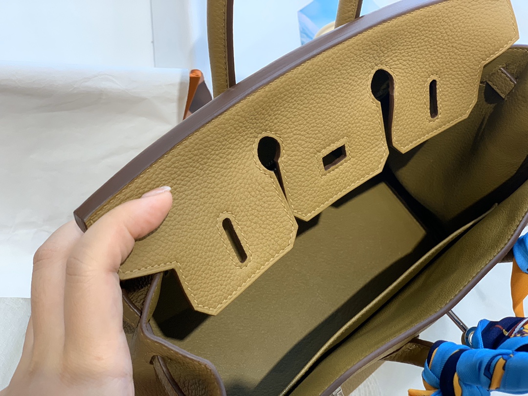爱马仕女包价格 2020 最新颜色8U 青铜色  25birkin 小牛togo皮