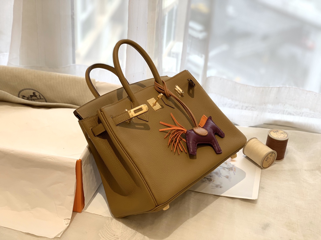 爱马仕女包价格 2020 最新颜色8U 青铜色  25birkin 小牛togo皮