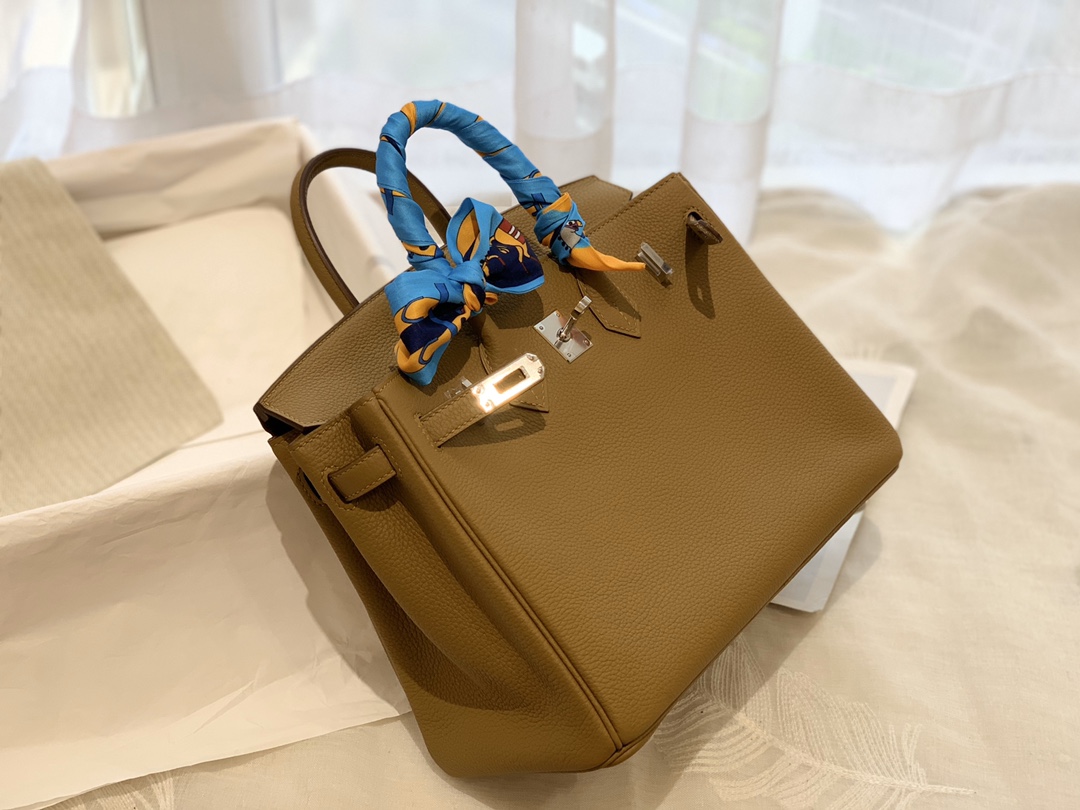 爱马仕女包价格 2020 最新颜色8U 青铜色  25birkin 小牛togo皮