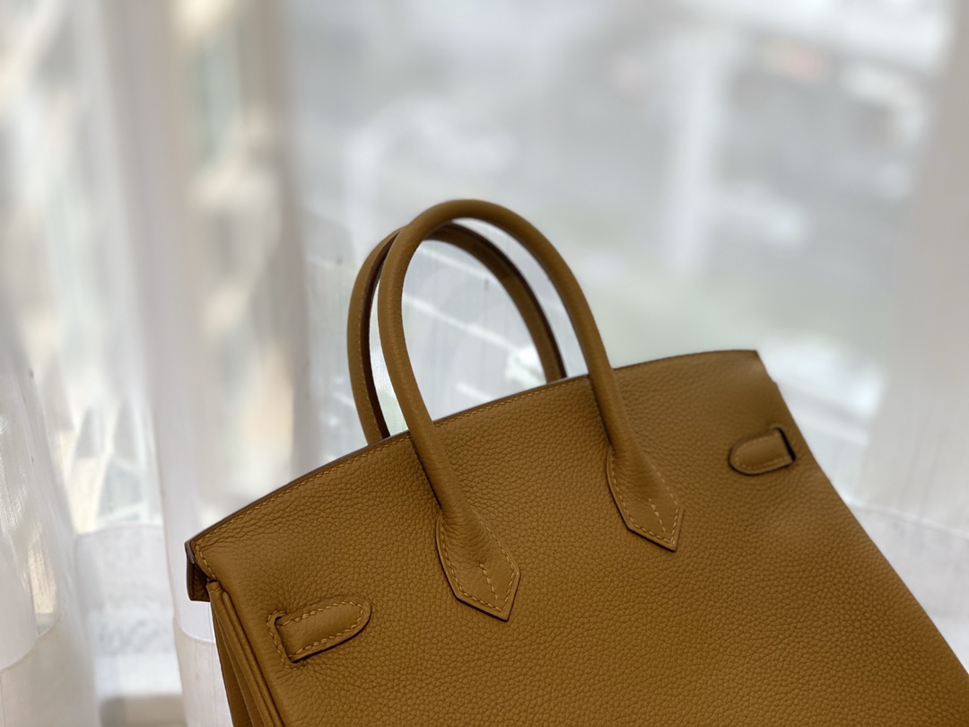 爱马仕女包价格 2020 最新颜色8U 青铜色  25birkin 小牛togo皮