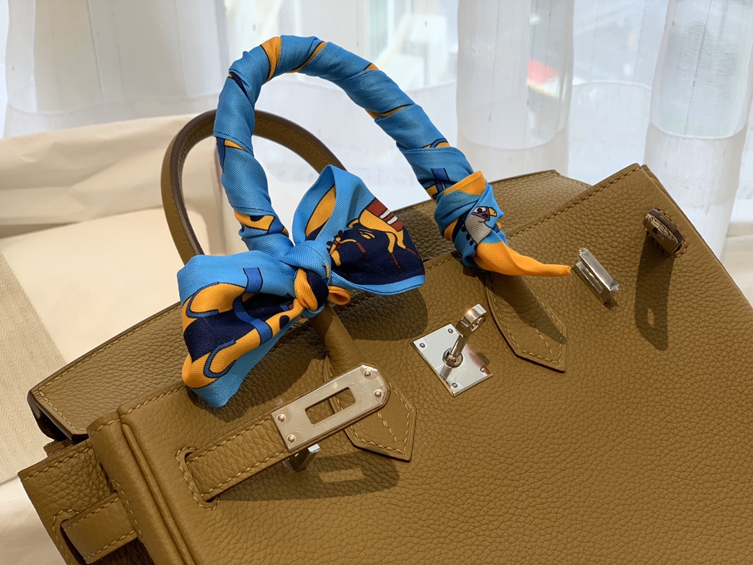 爱马仕女包价格 2020 最新颜色8U 青铜色  25birkin 小牛togo皮