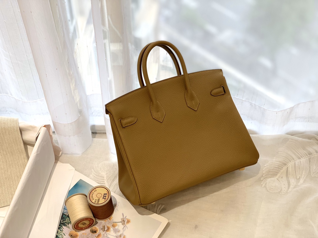 爱马仕女包价格 2020 最新颜色8U 青铜色  25birkin 小牛togo皮