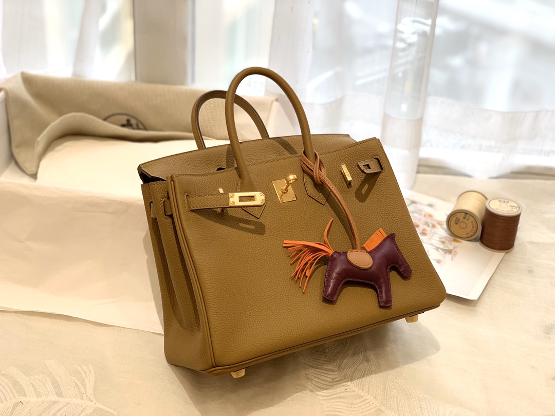 爱马仕女包价格 2020 最新颜色8U 青铜色  25birkin 小牛togo皮
